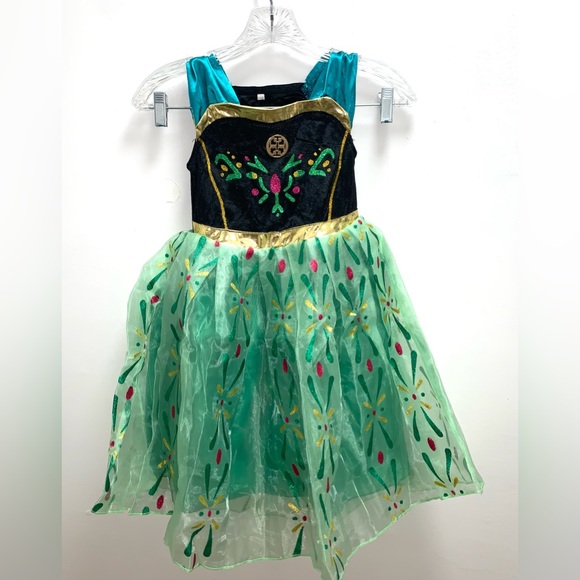 Little Girls Light Up Princess Dress Size 4 - Picture 1 of 3